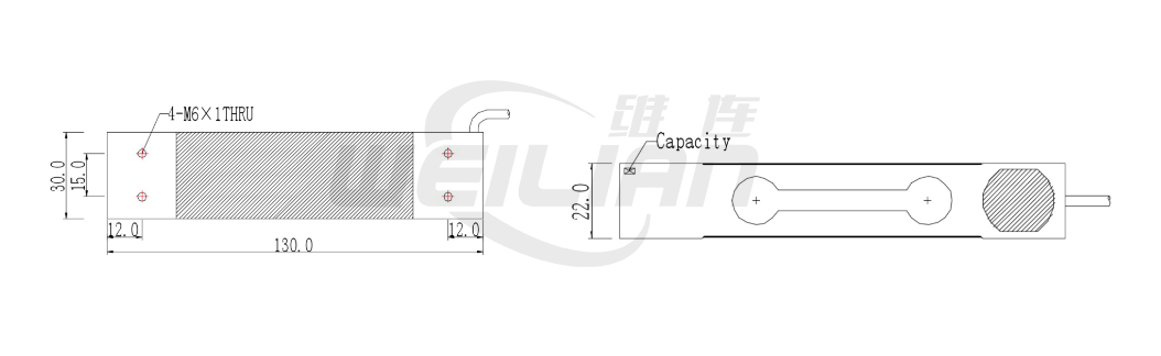 单点称重传感器PM-LC601/601A/601B 億彩称重传感器