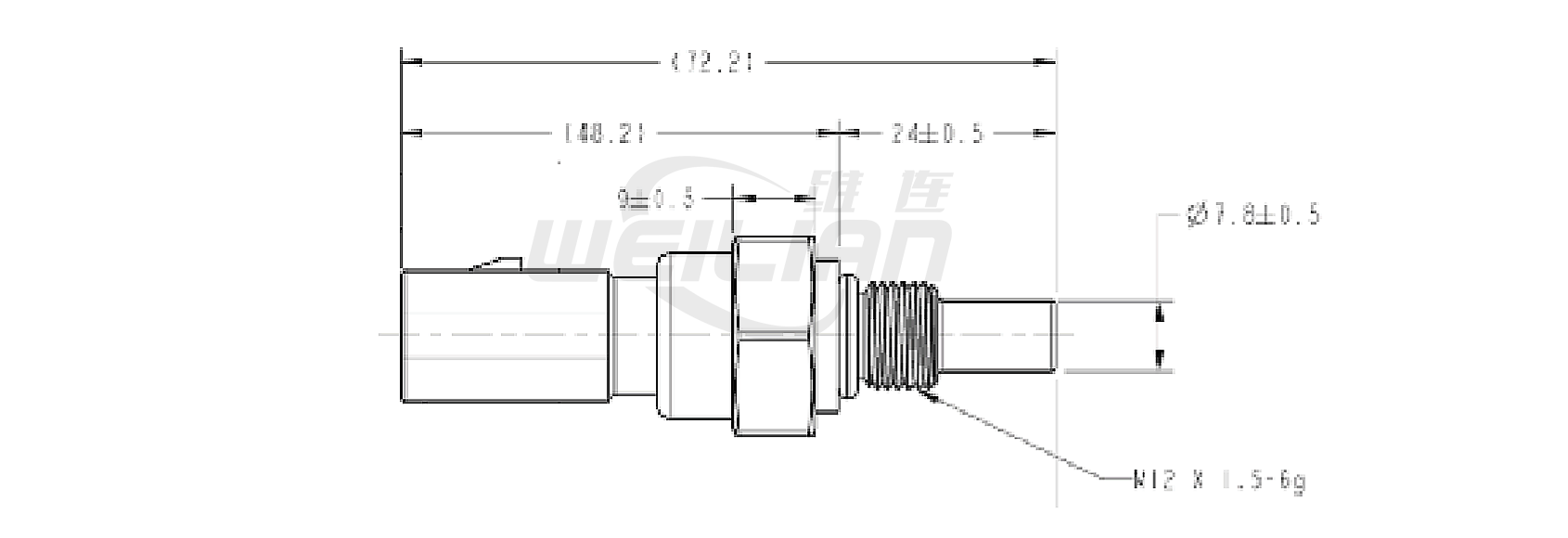 汽车发动机燃油温度pt100传感器 億彩温度传感器