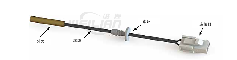 空调冷藏电缆探头温度传感器 億彩温度传感器